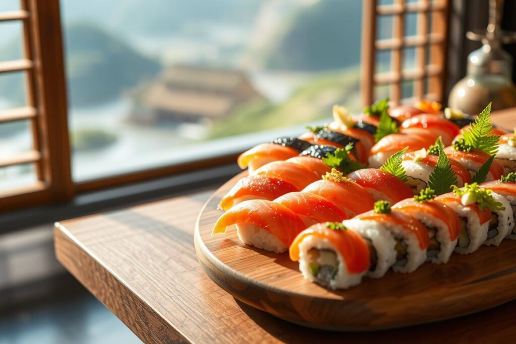 Gesundheit und Qualität beim Sushi