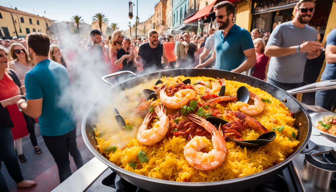 Traditionelle spanische Paella