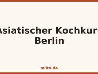 Kochkurs-Grafik: Asiatischer Kochkurs Berlin auf miito.de