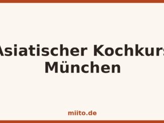 Kochkurs-Grafik: Asiatischer Kochkurs München auf miito.de