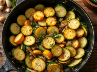 einfache zucchini-pfanne