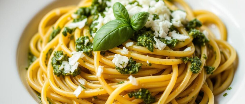 nudeln mit pesto rezept