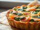 quiche mit lachs und spinat