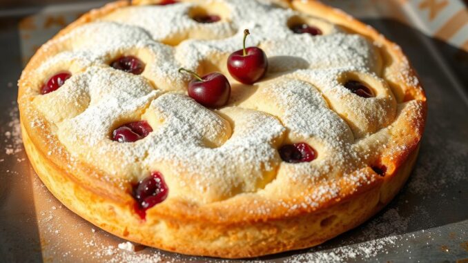 schneller kirschkuchen rührteig blech