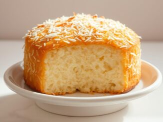 schneller kuchen mit kokosraspeln