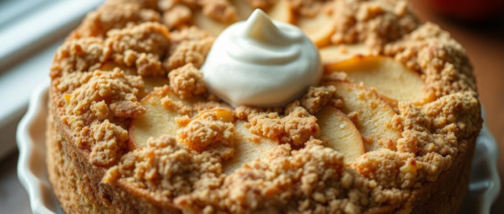schneller saftiger apfelkuchen mit quark