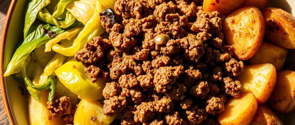 wirsing mit hackfleisch und kartoffeln